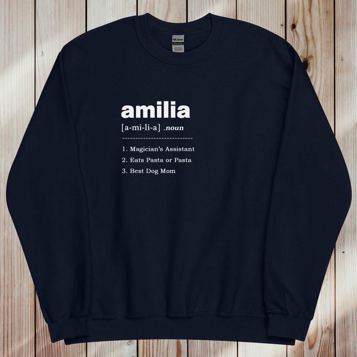 Personalised Name Definition Jumper, Your Name Message Definition Custom Christmas Gift Jumper Sweater, Custom Made Christmas Jumper Gift